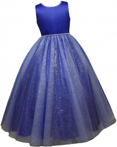 GIRLS FLOWER DRESSES (1242415) R. BLUE